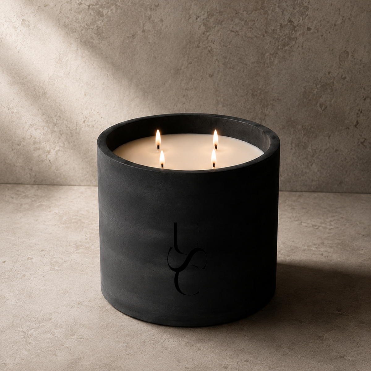 Saffron Dusk | Concrete Candle