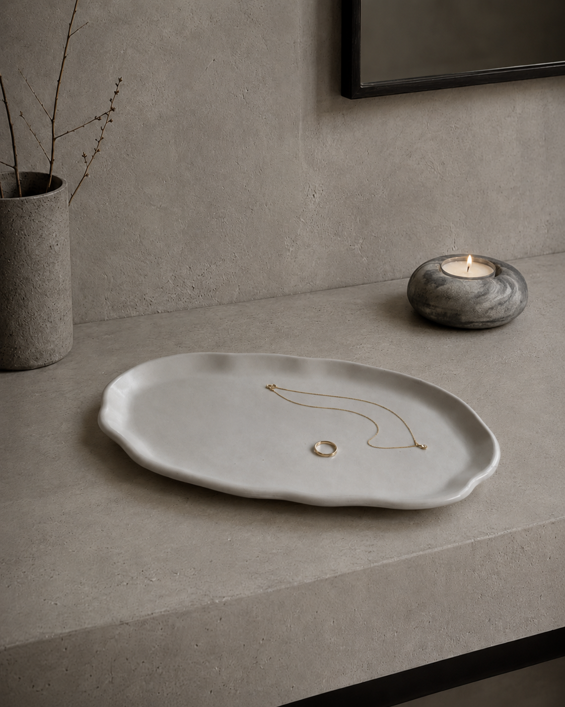 The Aurora | Concrete Tray