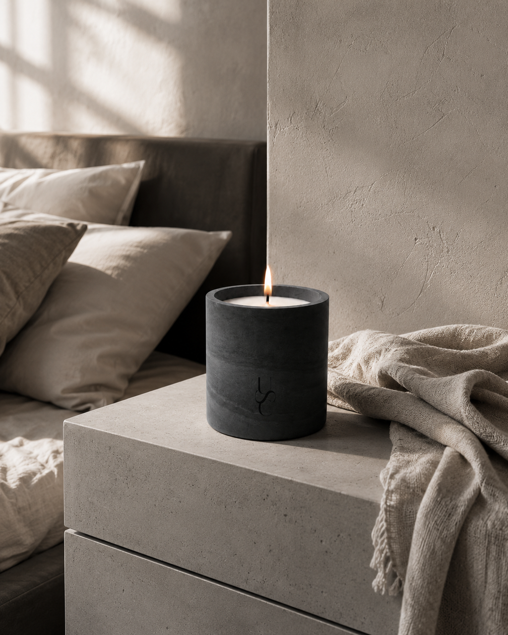 Saffron Dusk | Concrete Candle