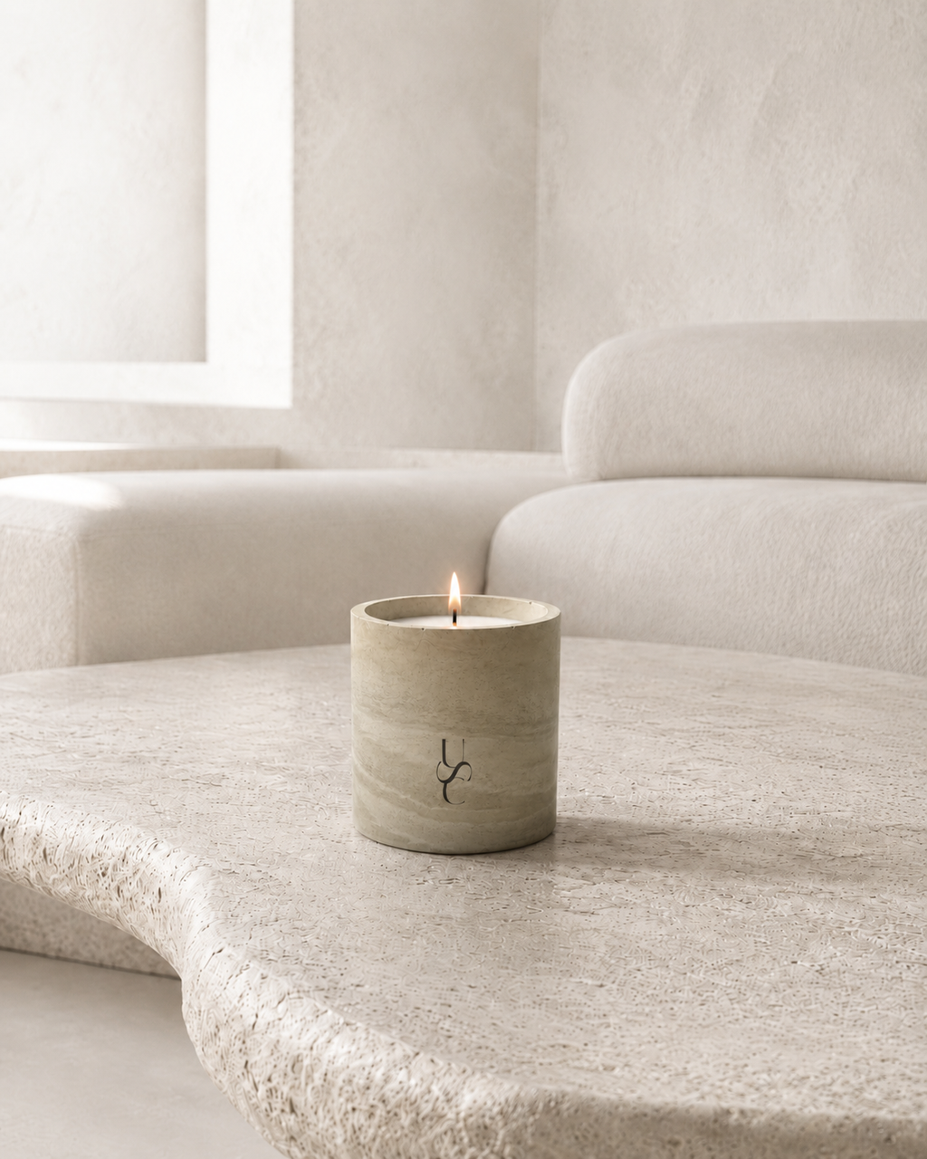 Cypress Stone | Concrete Candle