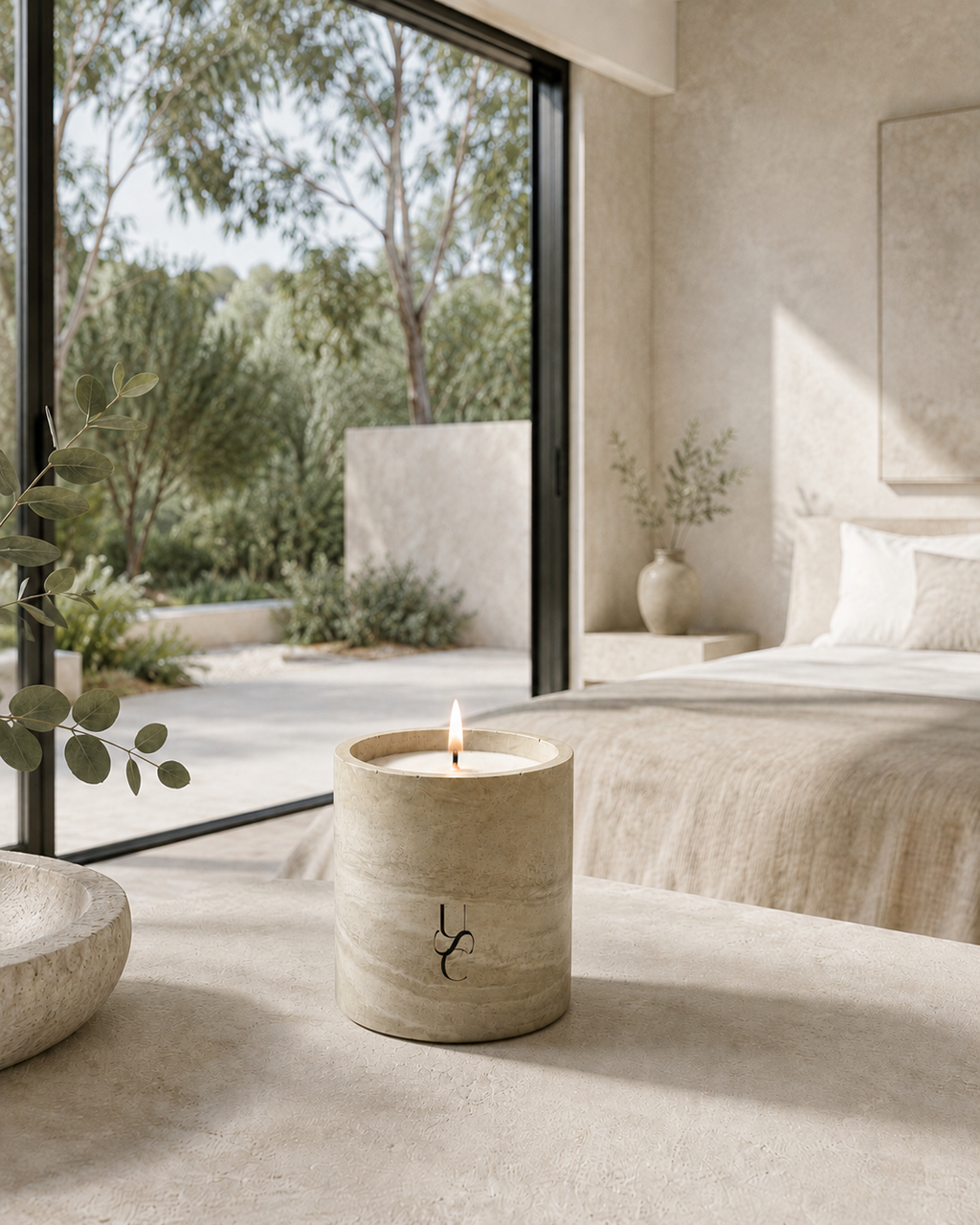 Euca Mint | Concrete Candle