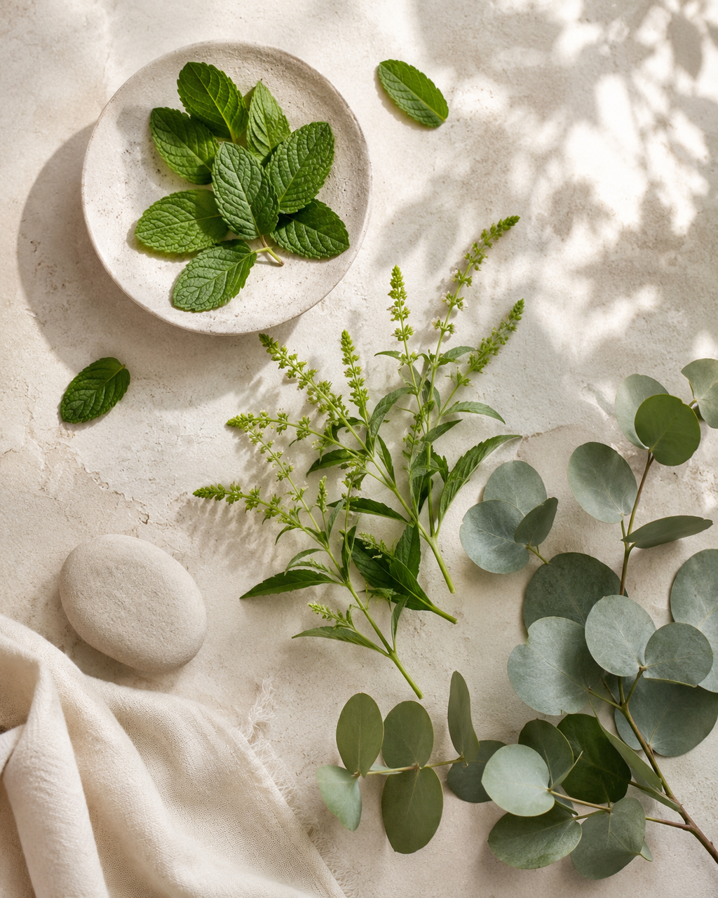 Euca Mint | Concrete Candle