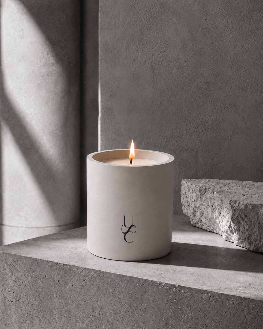 Vanilla Woods | Concrete Candle