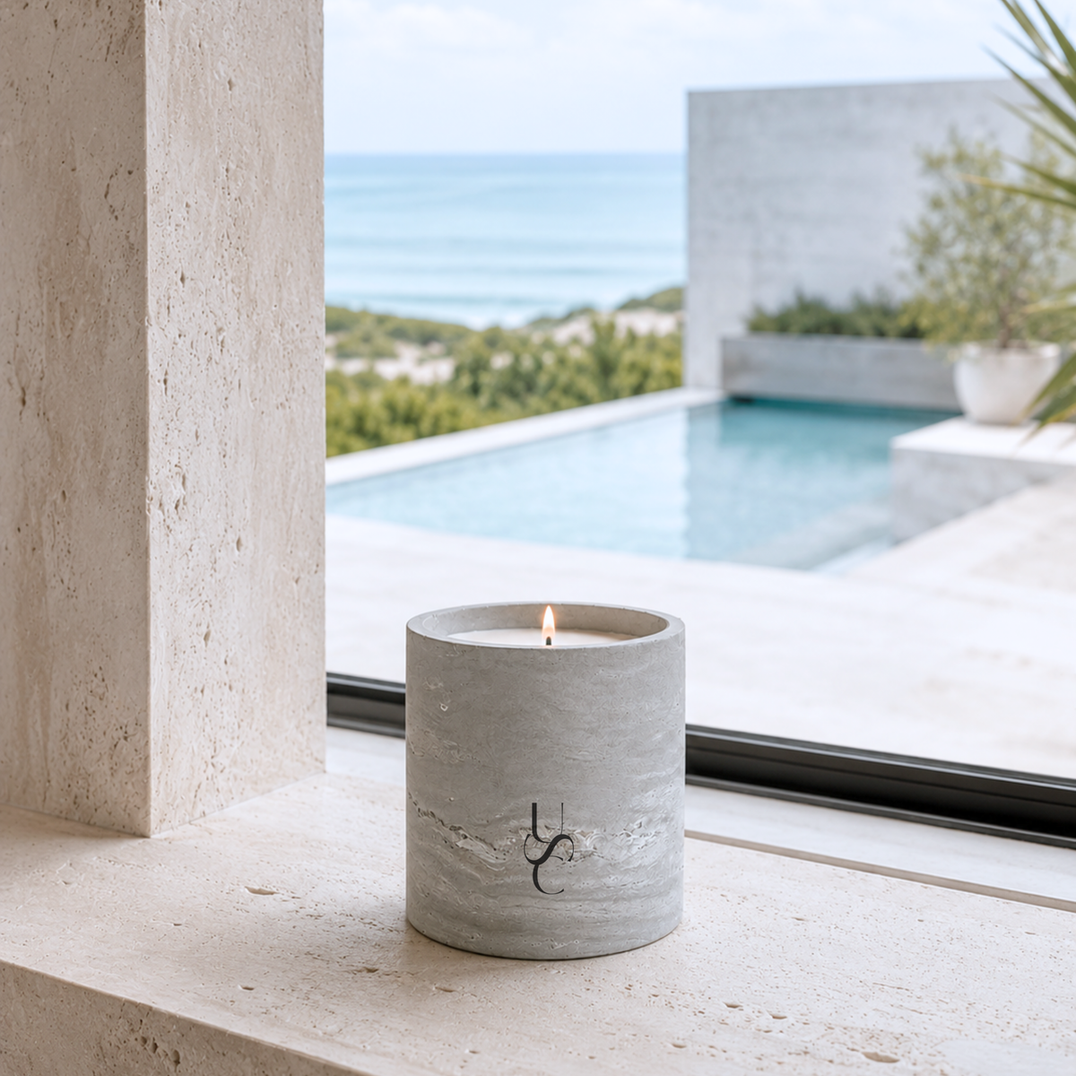 Santal Crème  |  Concrete Candle