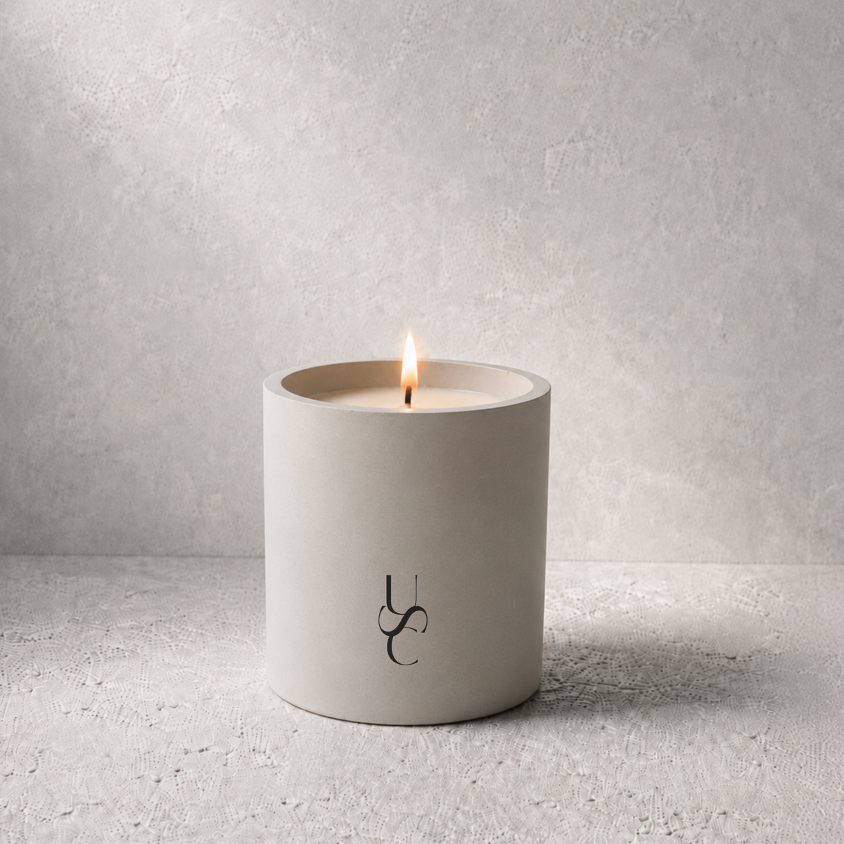 Amber Cashmere | Concrete Candle