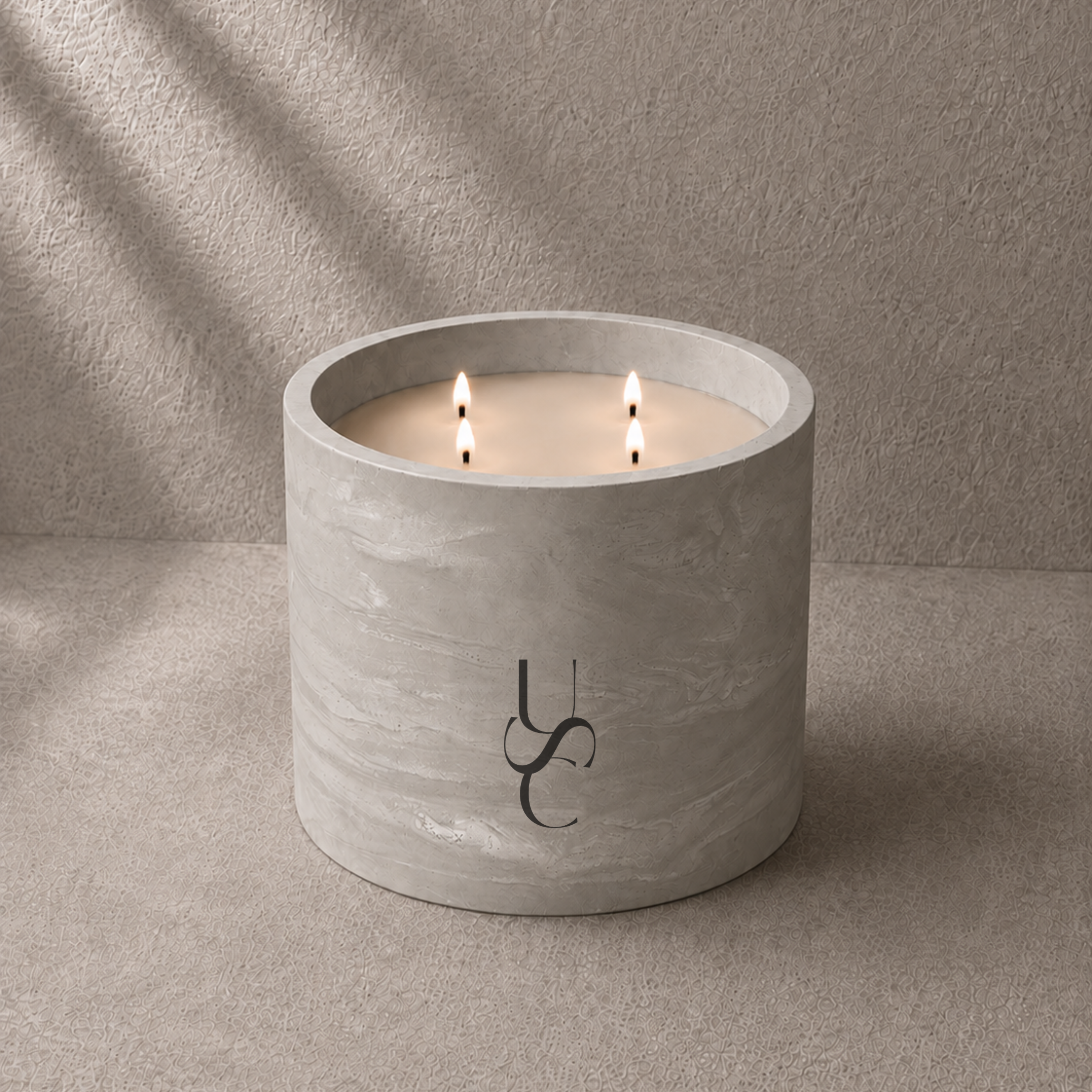 Santo Ember | Concrete Candle