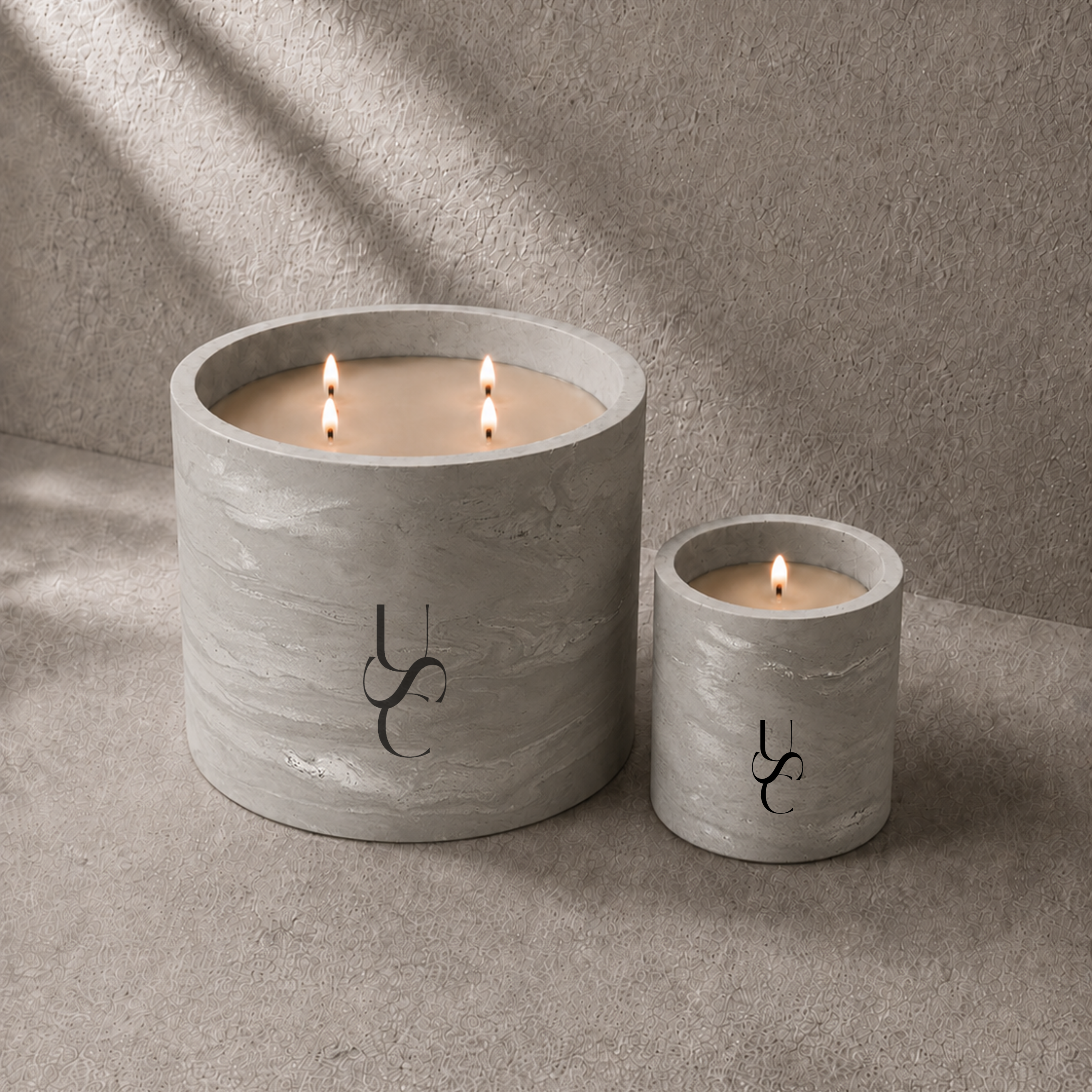 Santo Ember | Concrete Candle