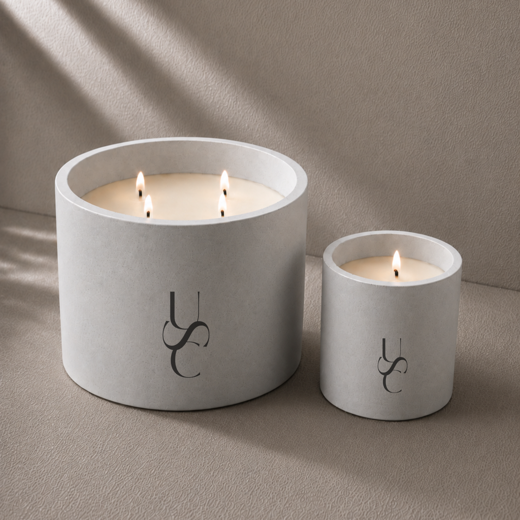 Amber Cashmere | Concrete Candle